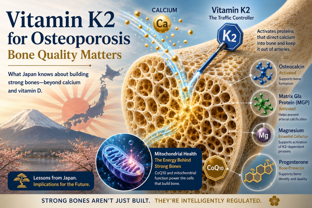 Featured image for Vitamin K2 for Osteoporosis: What Japan Knows That the West Is Just Beginning to Understand